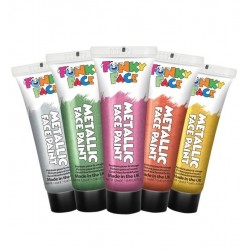 Sejas Krāsa Funky Face Metallic Sejas Krāsa Funky Face Metallic