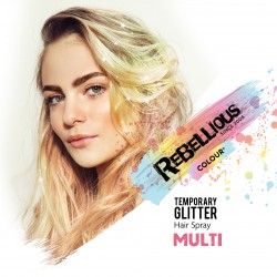 Izsmidzināma pagaidu matu krāsa PaintGlow ar mirdzumiem