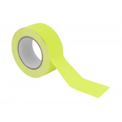 Gaffa līmlenta 50mm x 25m neona dzeltena UV-aktīva Gaffa līmlenta 50mm x 25m neona dzeltena UV-aktīva