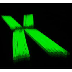 Luminiscējošie gaismas kociņi, 200x5mm, Zaļi (100 gab.) Luminiscējošie gaismas kociņi, 200x5mm, Zaļi (100 gab.)