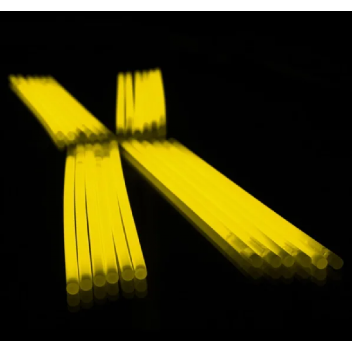 Luminiscējošie gaismas kociņi, 200x5mm, Dzelteni (100 gab.)