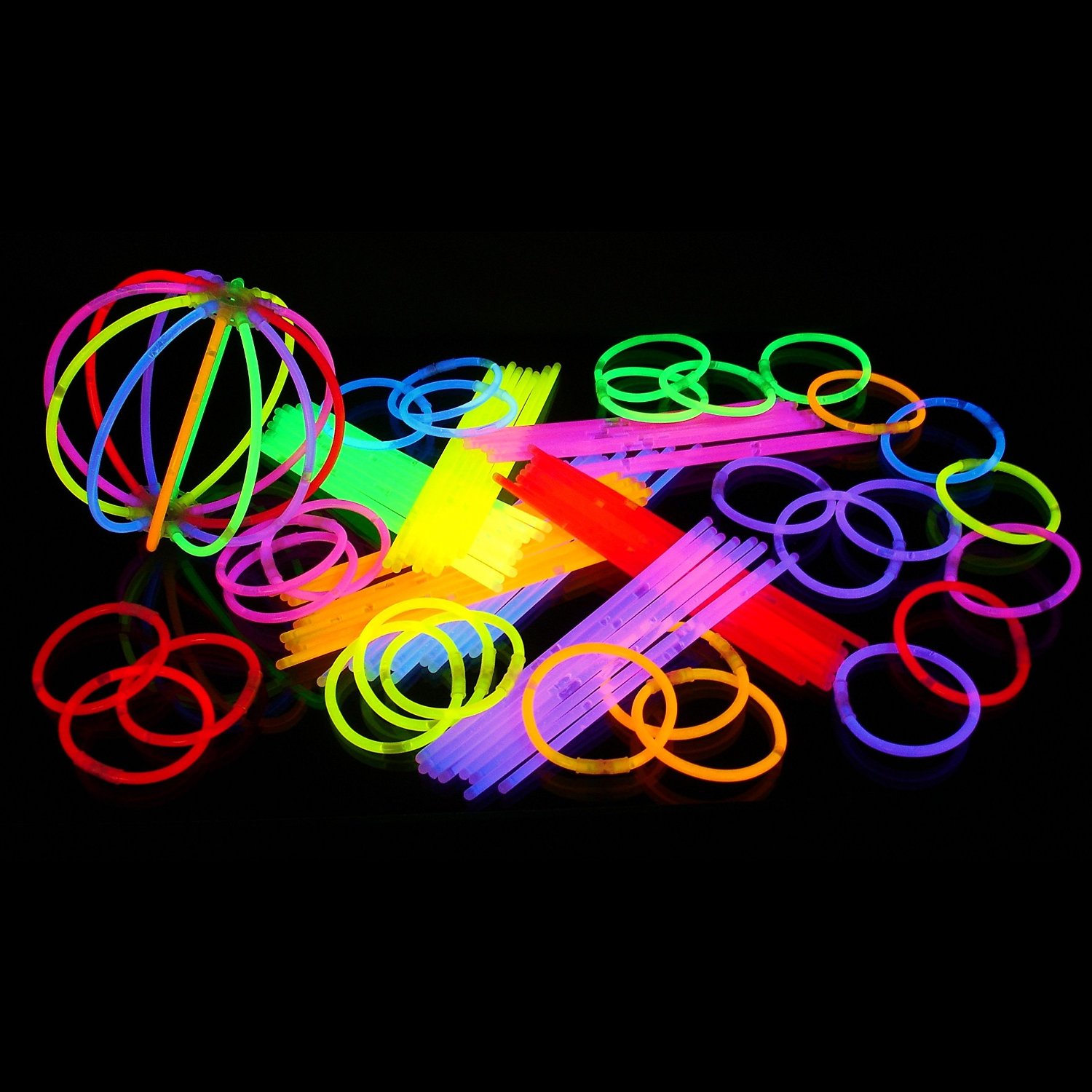 Glow sticks - gaismas kociņi (100 gab.)